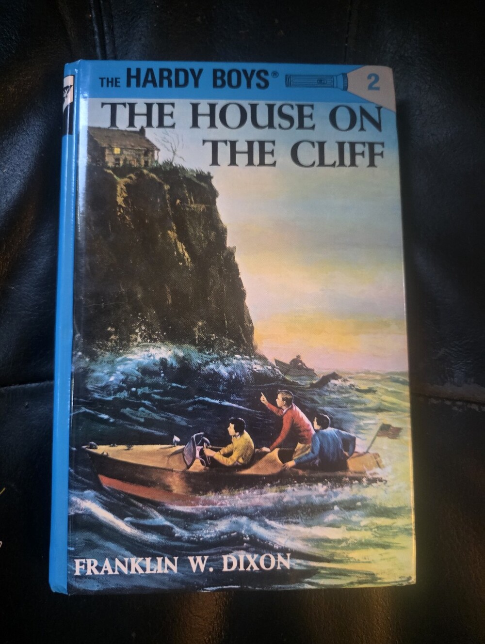 The Hardy Boys: The House on the Cliff #2 Blue Hardcover by Franklin W. Dixon